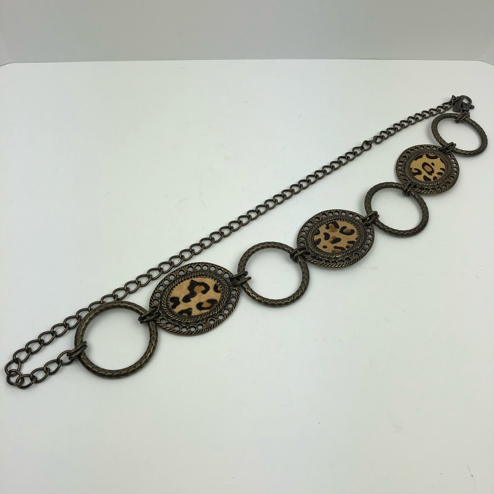 Chico’s Leopard Print Statement Belt - Picture 2 of 8